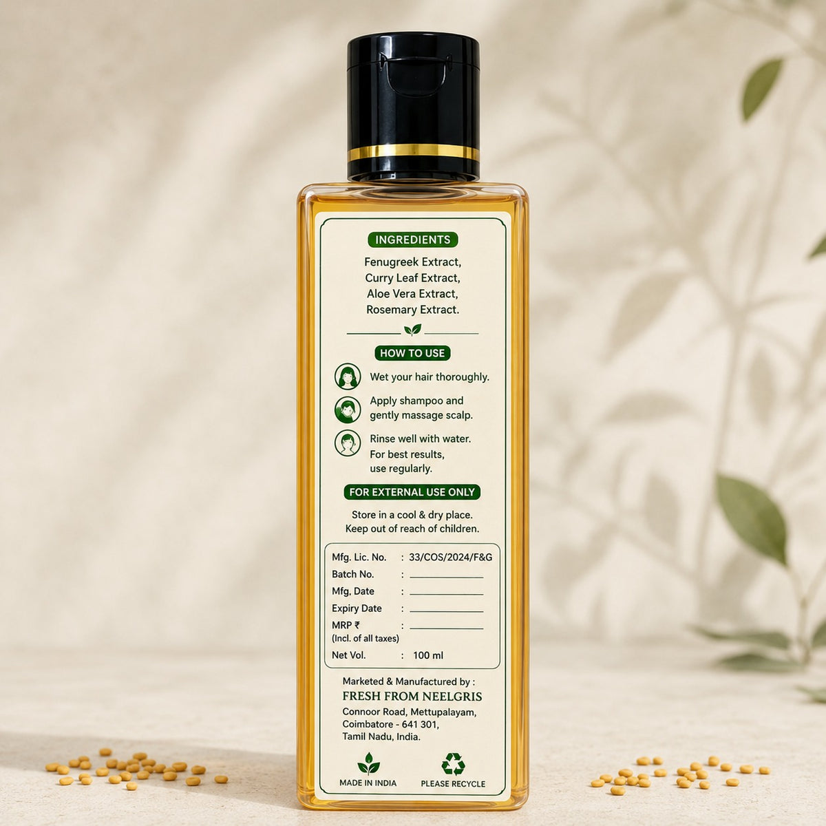 CHILL Cooling Herbal Shampoo