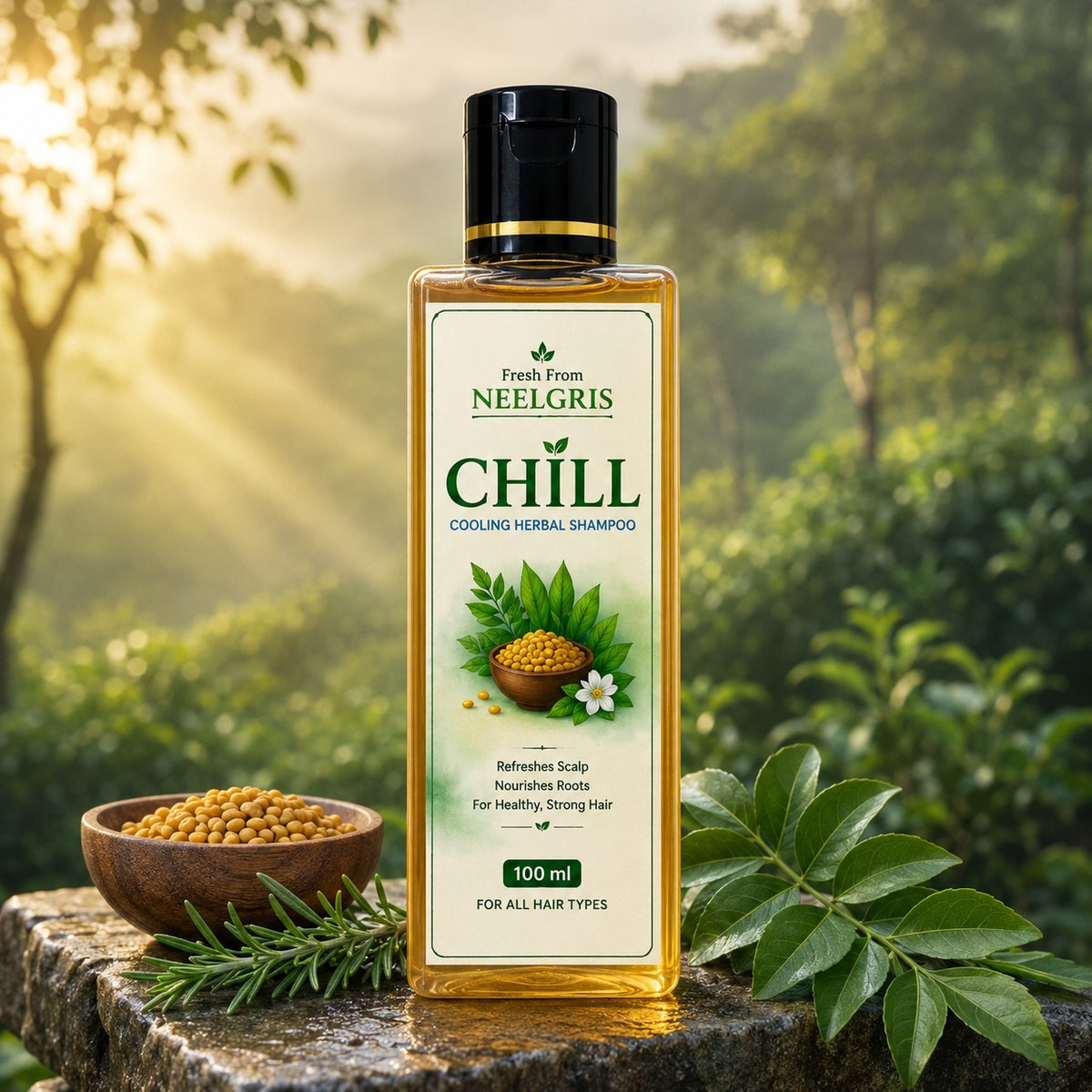 CHILL Cooling Herbal Shampoo