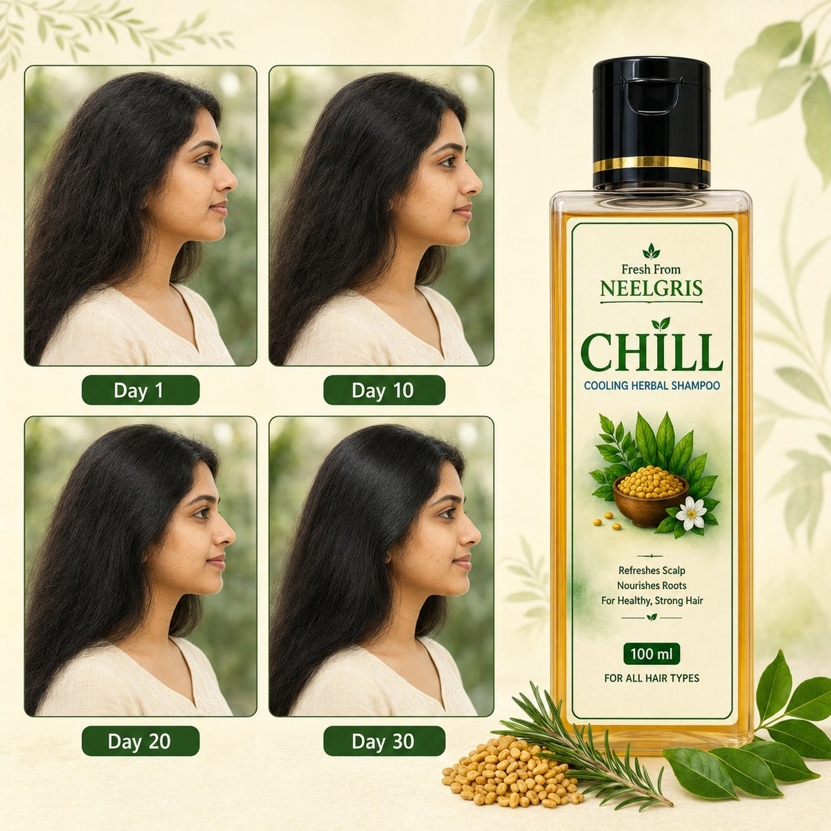 CHILL Cooling Herbal Shampoo