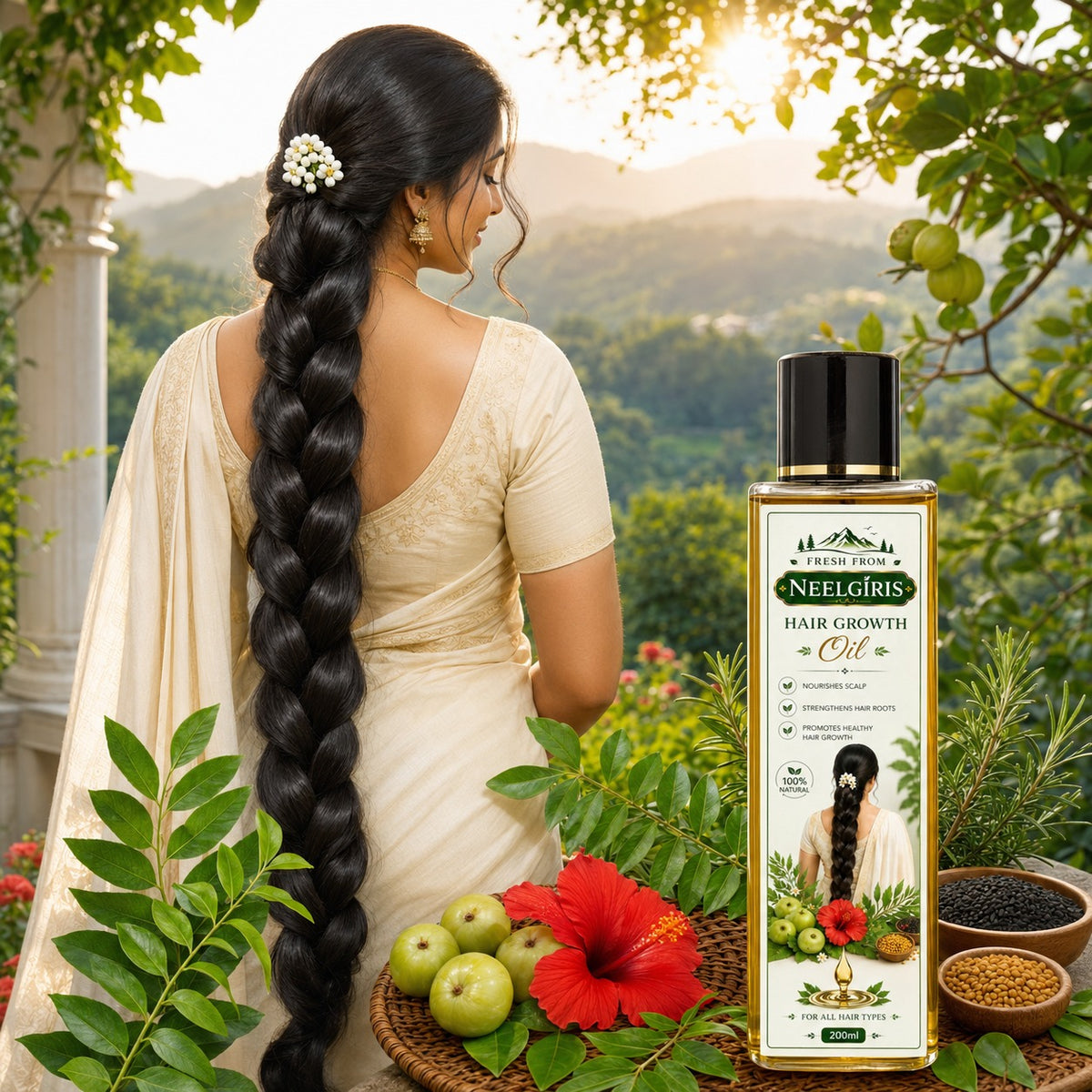 Nourishing Herbal Hair Oi