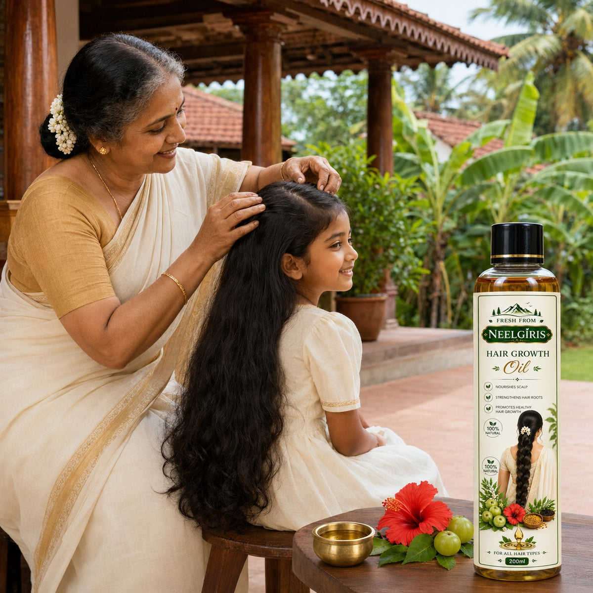 Nourishing Herbal Hair Oi